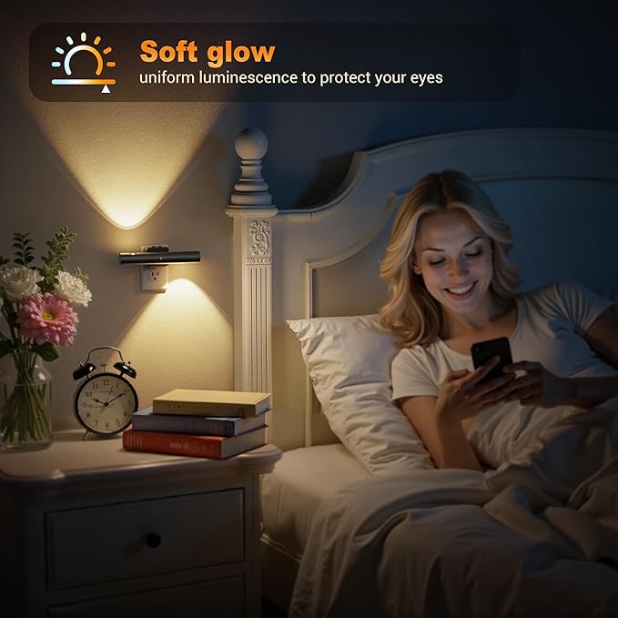 JandCase LED Night Light, Modern Night Lights Plug into Wall, 2 Pack - Image 5