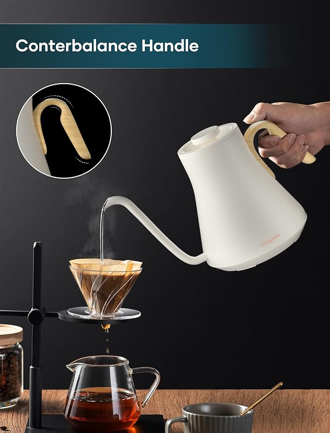 Electric Kettle, Gooseneck Electric Kettle, ±1℉ Precise Temperature Control - Image 4