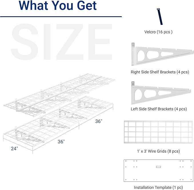 FLEXIMOUNTS 2-Pack 2x6ft Garage Shelving - Image 6