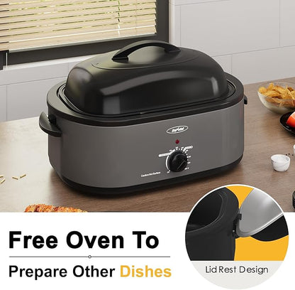 Sunvivi 22lb 18-Quart Electric Roaster Oven - Image 4