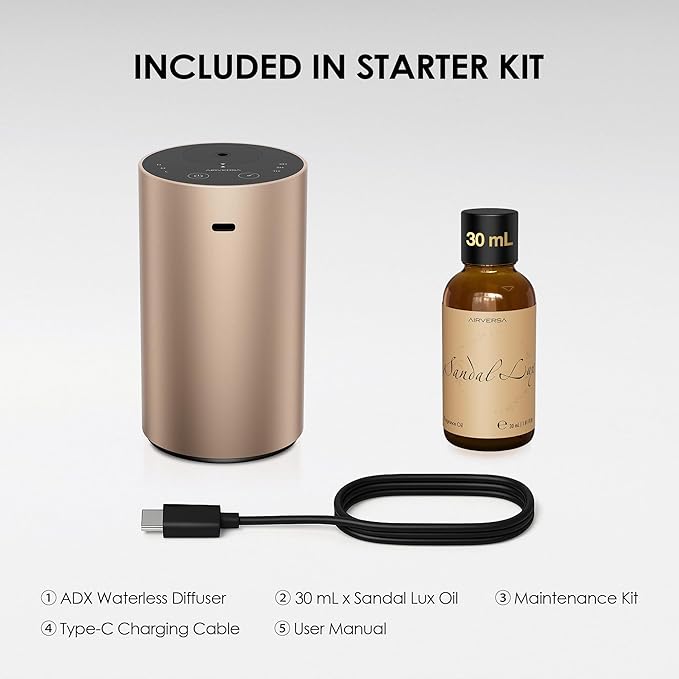 Airversa Waterless Essential Oil Diffuser Starter Kit - Image 4