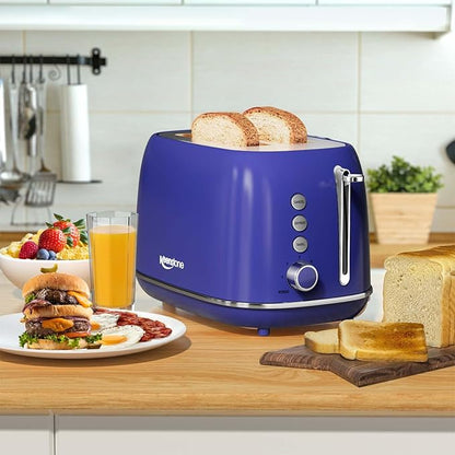 Keenstone Retro 2-Slice Stainless Steel Toaster - Image 7