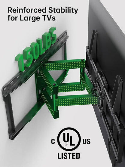 USX MOUNT UL Listed Full Motion TV Wall Mount - Image 2