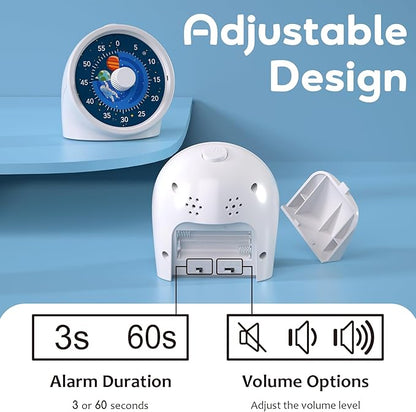 BellMan Visual Timer with Pause Button, 60 Minute Countdown Mercury Timer - Image 6