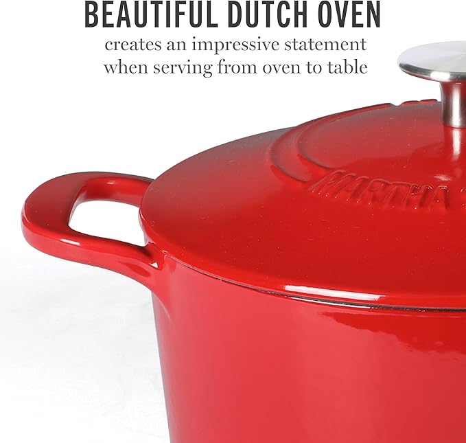 Martha Stewart Gatwick 4 Quart Enamel Cast Iron Dutch Oven - Image 3