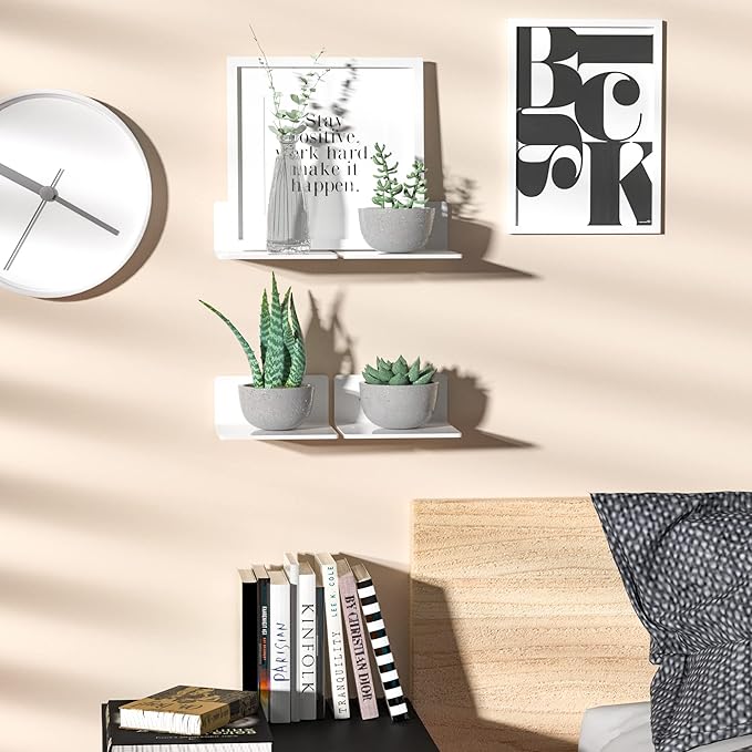 6 Inches Acrylic Small Wall Shelves 2 Pack, Floating Shelf - Image 7