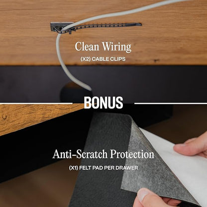 Under Desk Drawer Slide-Out – Lockable Metal Storage Drawers - Image 7
