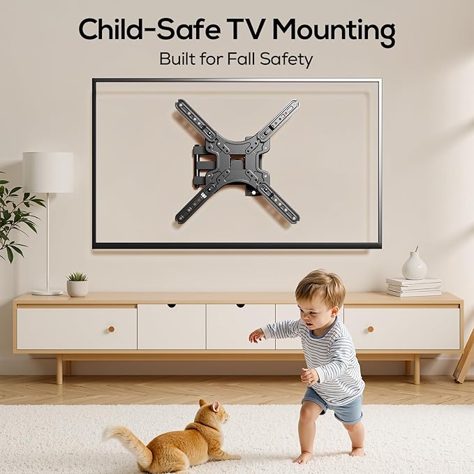 IWORKBOARD 43 50 55 inch Full Motion Corner TV Wall Mount - Image 9