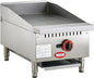 Kratos 15" Wide Commercial Restaurant Gas Countertop Griddle, Thermostatic by Kratos