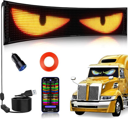 Rayhome Synchronize Multiple Devil Eyes Light, Programmable LED Display by Rayhome
