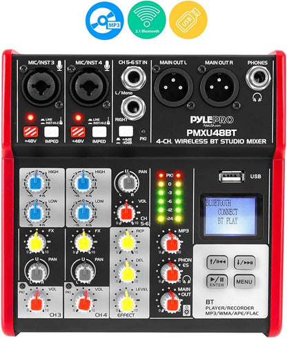 Pyle Studio Audio Sound Mixer Board - Image 2