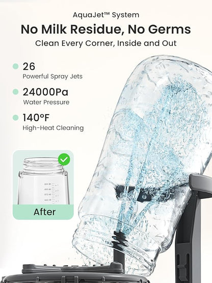 Grownsy EaseClean Bottle Washer Pro | All-in-One Bottle Washer and Sterilizer - Image 3