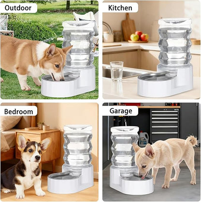 RIZZARI Automatic Gravity Pet Dispenser: 6.5L Large Capacity -No Power Needed - Image 4