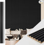Art3d Fluted Wood Panel for Wall and Ceiling, Beaded Accent molding for Home by Art3d