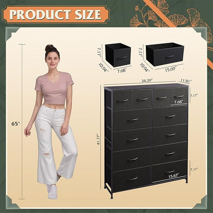 WLIVE Tall Dresser for Bedroom - Image 3