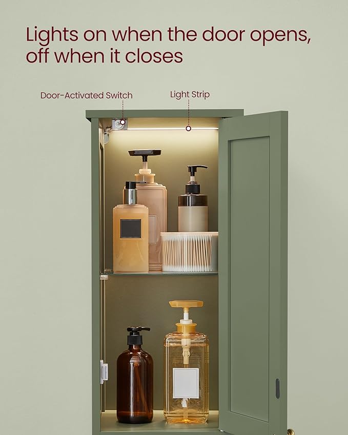 VASAGLE Tall Storage Cabinet - Image 4