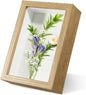 5x7 Wood Color Shadow Box Frame Display Case | With Real Glass for Memorabilia,Wedding Memories,Pins,Awards,Crafts,Tickets and Photos