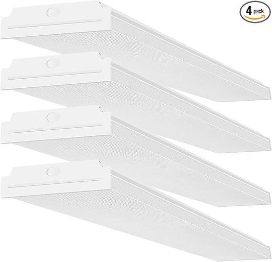 FAITHSAIL 60W LED Wraparound Light 4FT LED Office Lights, 7200 Lumens 4000K by FaithSail