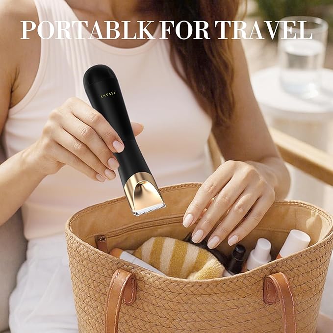 Bikini Trimmer for Women, Flyant 2 in 1 Electric Shaver for Women, Pubic Hair - Image 7
