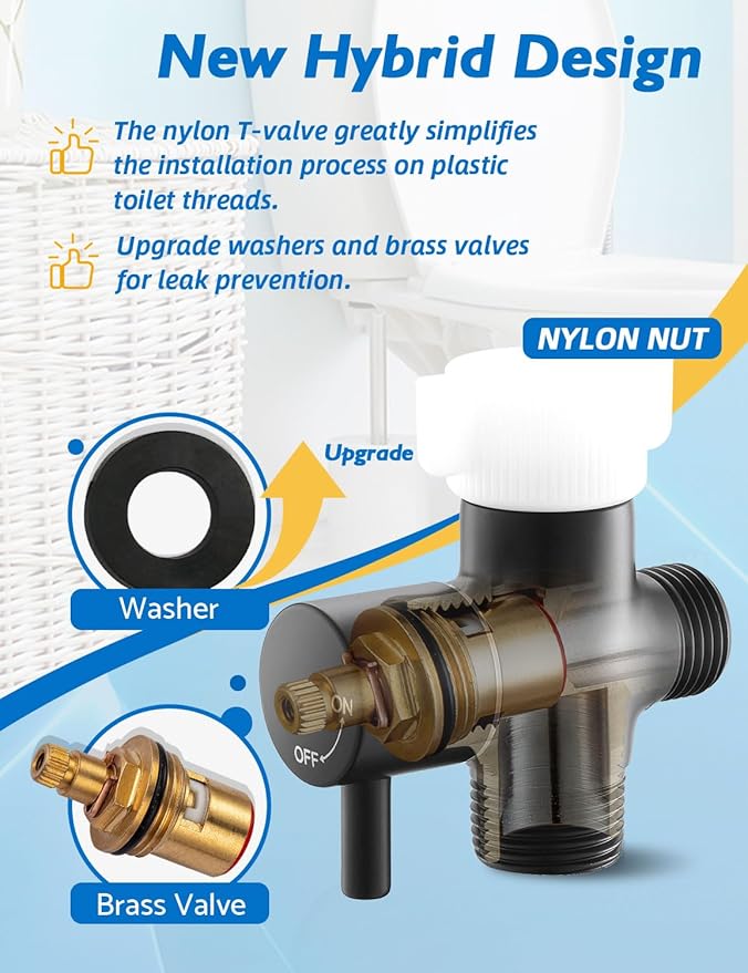 Black Handheld Bidet Sprayer for Toilet, Jet Sprayer for Toilet Muslim Shower - Image 5