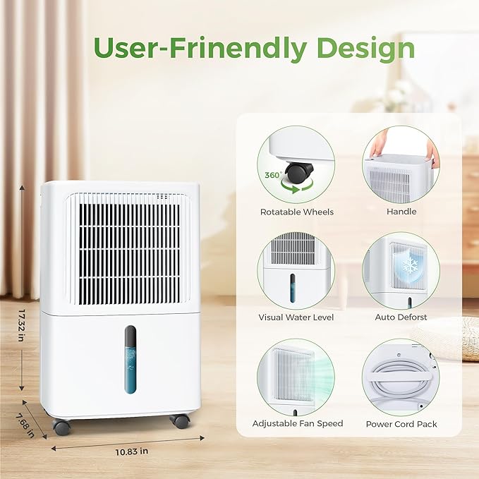2, 500 Sq Ft Home Dehumidifier - Image 7