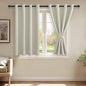 JIUZHEN Ivory Blackout Curtains by JIUZHEN