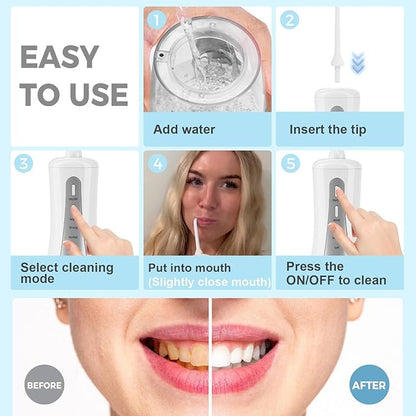 GOLDANT 350ML Water Dental Flosser Teeth Pick - Image 8