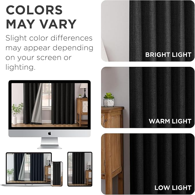 Joydeco Pinch Pleated Curtains - Image 8