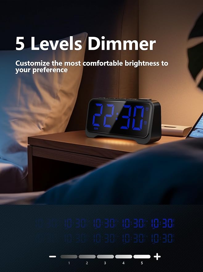 Mesqool Extra-Loud Alarm Clock - Image 4