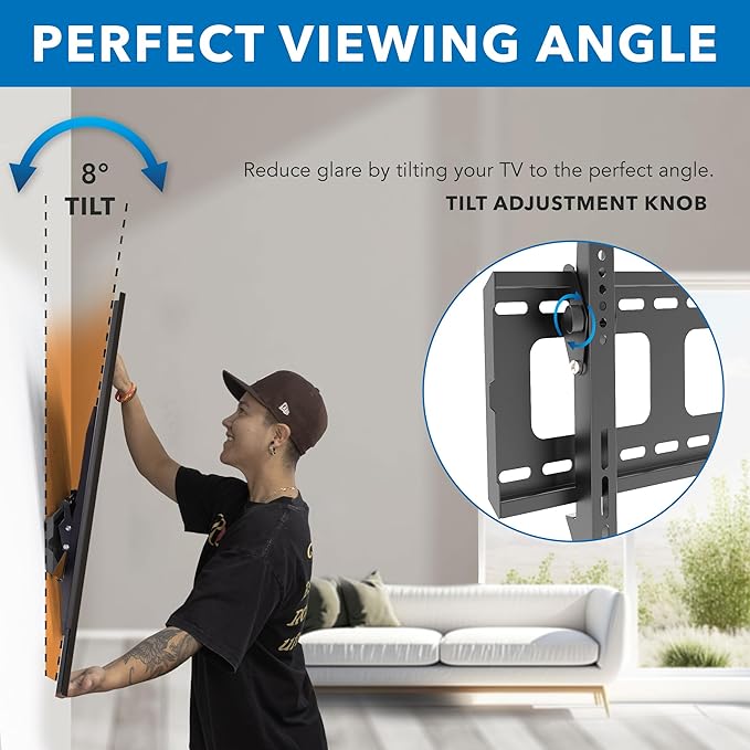 Mount-It Low-Profile Tilting TV Wall Mount Bracket - Image 7