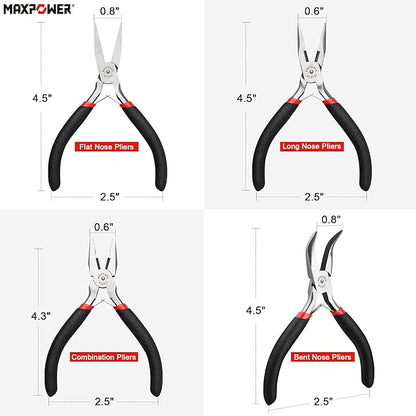 MAXPOWER Mini Jewelry Pliers Set - Image 3