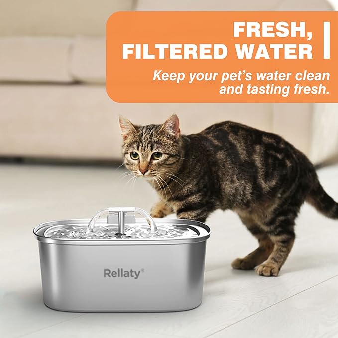 Official Cat Water Fountain Filters Replacement & Pre-Filter Sponges - Image 7