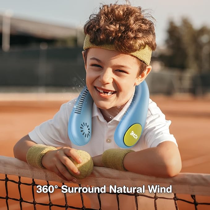 Kids Neck Fan, Portable Bladeless Fans - Image 3