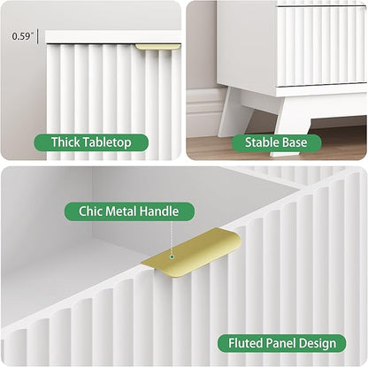 Xixini Fluted Dresser for Bedroom - Image 6