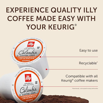 illy Coffee K Cup, Pods for Keurig Machines, Colombia Single Origin Roast - Image 6