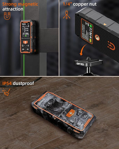 Tadeto Dual Laser Measuring Tool, 393FT/120M Bilateral Laser Measurement Tool - Image 6