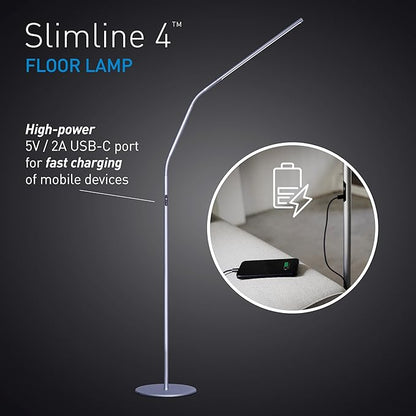 Daylight Slimline 4 LED Floor Lamp - Image 2