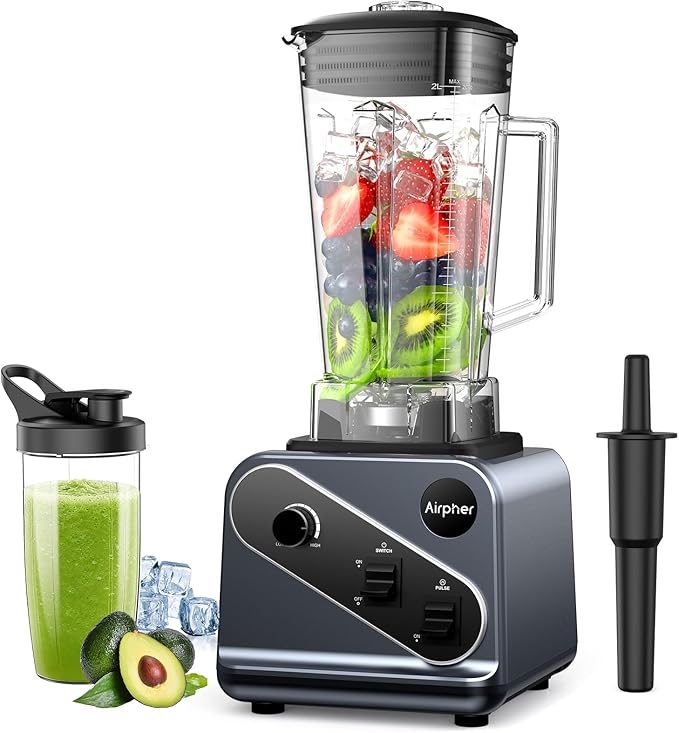 Blenders for Smoothies, 2000W Professional Blender, 68oz Large Capacity by Airpher