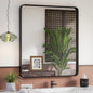 ISKM 32"x 36" Black Bathroom Mirror by ISKM-IStillKeepMovin
