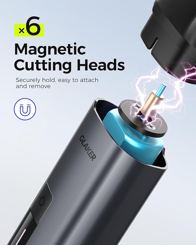GLAKER Beard Trimmer for Men, Cordless Hair Trimmer, Electric Razor - Image 2