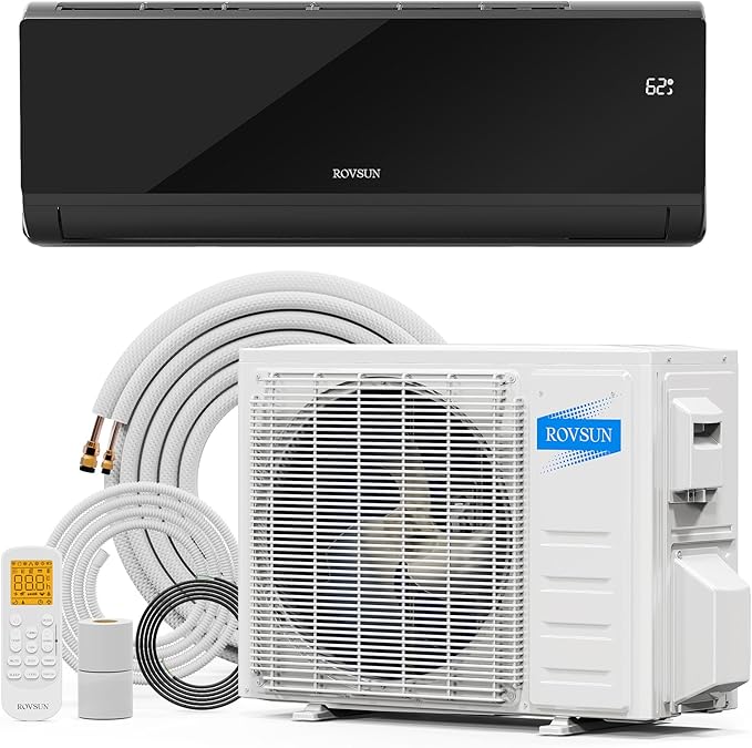 ROVSUN 9, 000 BTU Mini Split Air Conditioner & Heater, 19 SEER2 115V Energy by ROVSUN