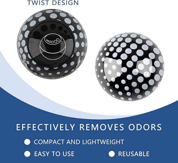 Knixmax Sneaker Deodorizer Shoe Freshener Balls, Gym Bags Lockers Car Air - Image 2