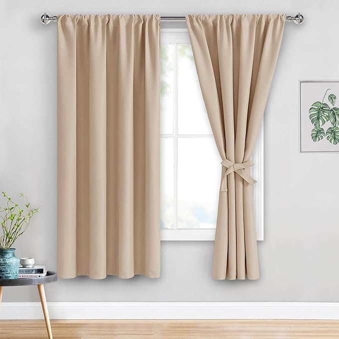 JIUZHEN Blackout Curtains for Bedroom by JIUZHEN