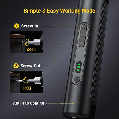 MrToNo Electric Screwdriver, Cordless Screwdriver Set, Power Screwdriver Set - Image 4