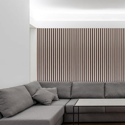 NeatiEase Wood Wall Panels, 9 Feet Acoustic Slat Wall Panels - Image 5