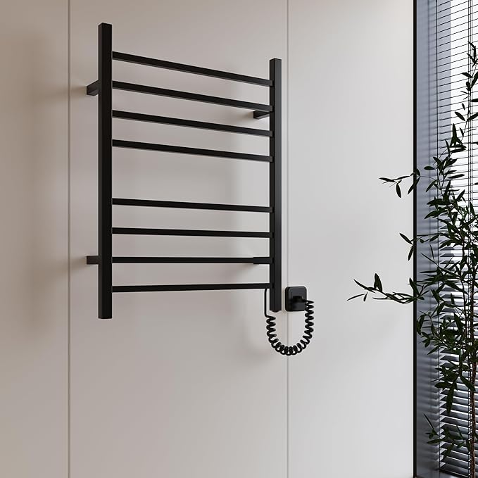 HEATGENE Towel Warmer, Heated Towel Warmer Rack, Wall-Mounted Hardwired/Plug-in - Image 7