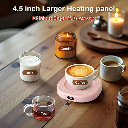 Bsigo Smart Coffee Mug Warmer & Cute Cat Mug Set, Coffee Beverage Cup Warmer - Image 6