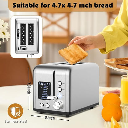 2-Slice Bagel Toaster Stainless Steel - Image 5