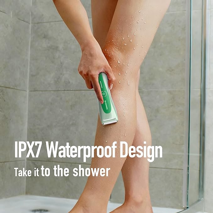 BAREWIZE Bikini Trimmer for Women, Electric Shaver for Women | LED Light - Image 4