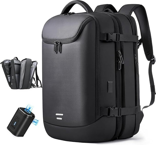 Vacuum Seal Travel Backpack 45L Expandable Air Compression System Water by TANGCOREL